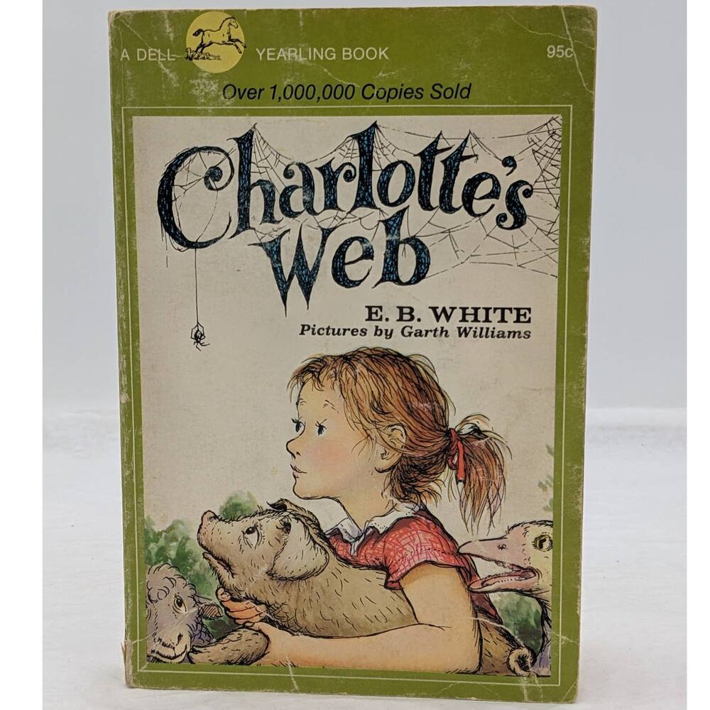 Charlotte's Web By E. B. White Vintage Childrens Novel Paperback 1972
